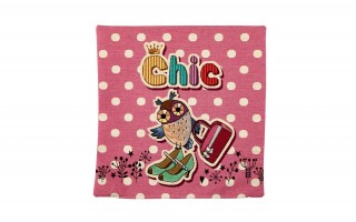 Poszewka dekoracyjna 45x45 cm Sowa-Chic Gobelinowa Premium