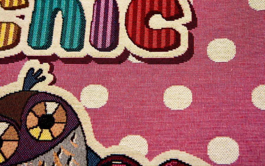 Poszewka dekoracyjna 45x45 cm Sowa-Chic Gobelinowa Premium