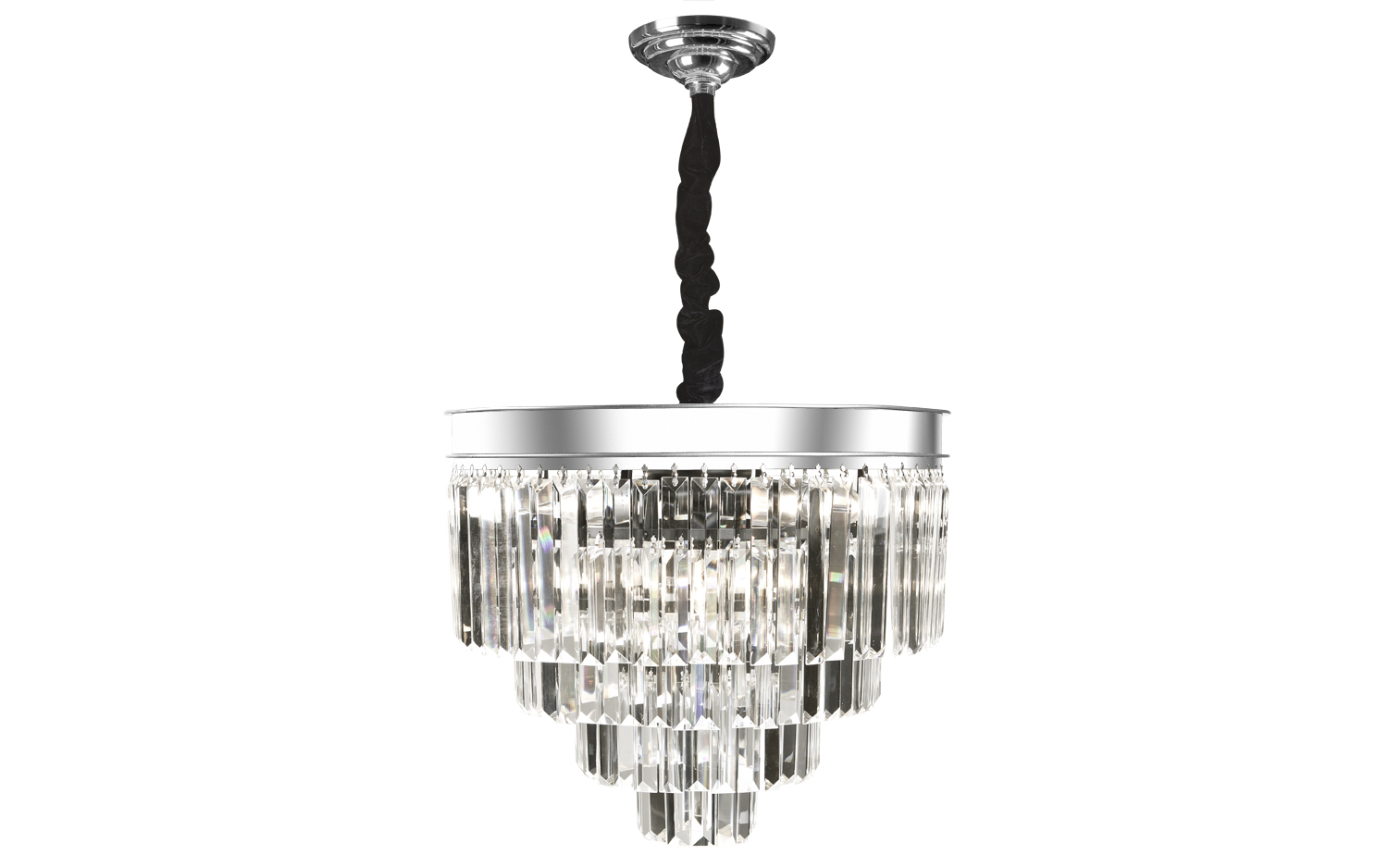 Lampa wiszca krysztaowa Monk Chrome 33291/11