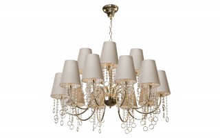 Lampa wisząca kryształowa Golden Ring 5050/10+5