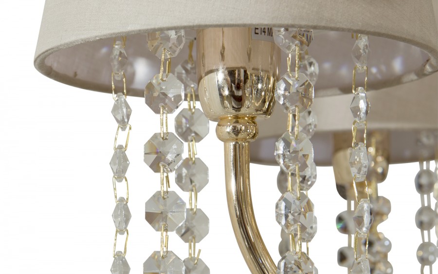 Lampa wisząca kryształowa Golden Ring 5050/10+5