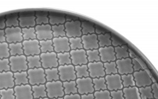 Talerz płytki deserowy 20cm Marrakesz szary K1