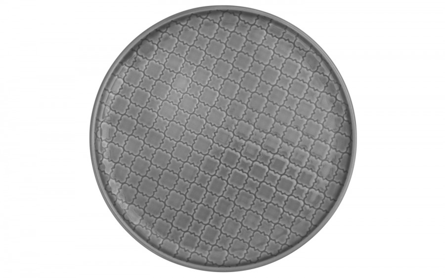 Talerz płytki deserowy 20cm Marrakesz szary K1