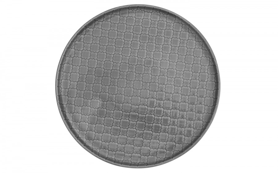 Talerz płytki obiadowy 26cm Marrakesz szary K1