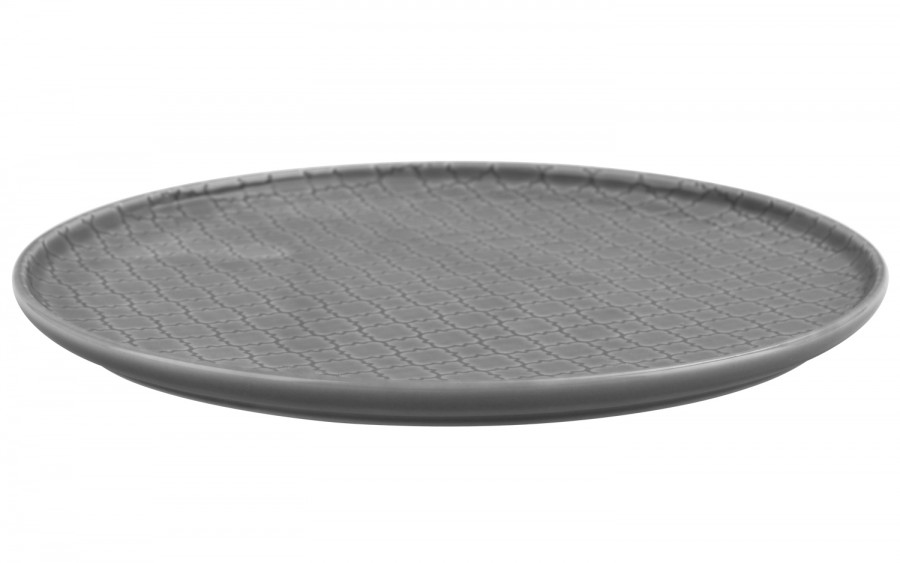 Talerz płytki obiadowy 26cm Marrakesz szary K1