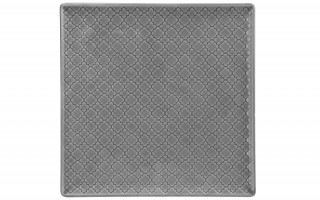 Talerz płytki kwadratowy 25,5cm Marrakesz szary K1