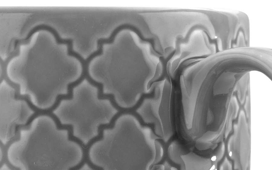 Kubek 350ml Marrakesz szary K1