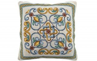 Poszewka dekoracyjna 45x45 cm Lima Gobelinowa Premium Zamek