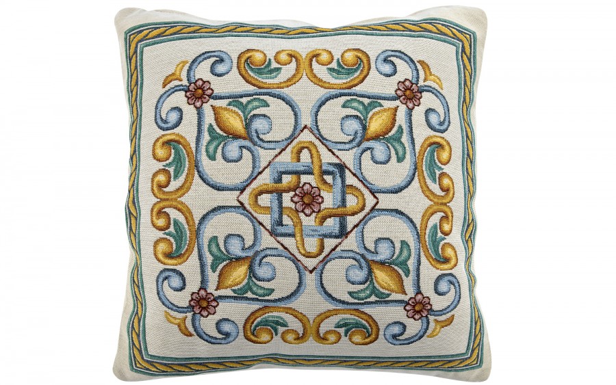 Poszewka dekoracyjna 45x45 cm Lima Gobelinowa Premium Zamek