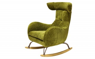 Fotel bujany HF473 zielony