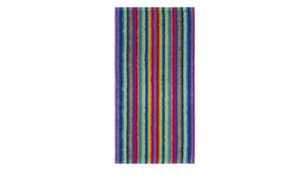 Ręcznik 70x140 cm LIFESTYLE Stripes Multicolor Dunkel