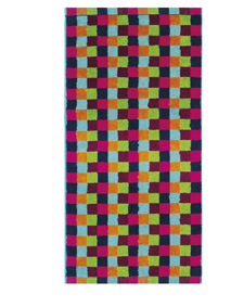 Rcznik 50x100 cm LIFESTYLE Cube Multicolor Dunkel