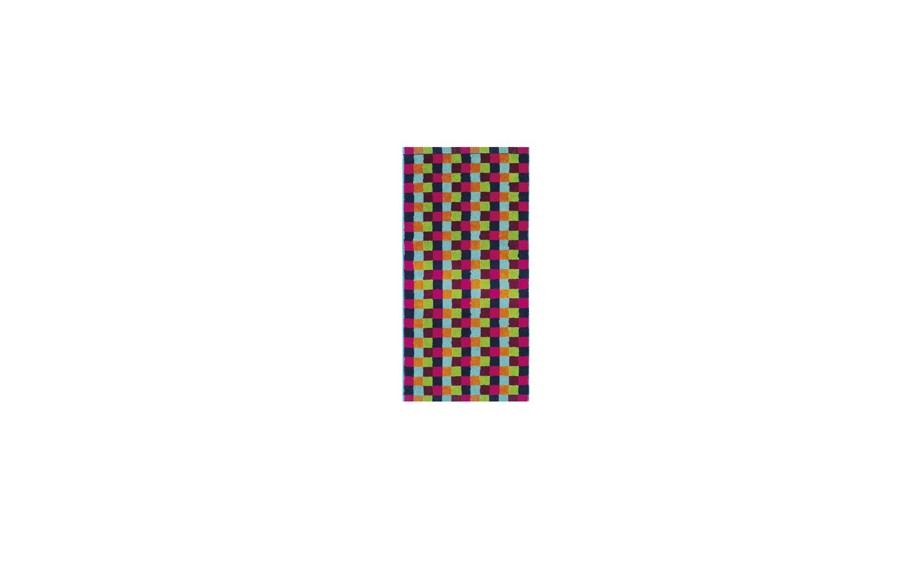 Ręcznik 70x140 cm LIFESTYLE Cube Multicolor Dunkel