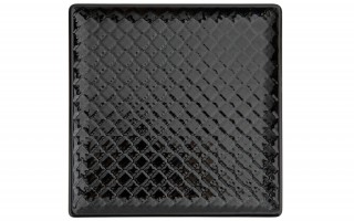 Talerz płytki kwadratowy 20,5cm Marrakesz czarny