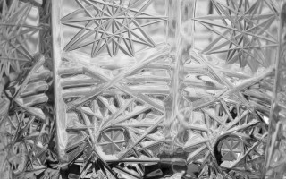 Szklanka kryształowa 390 ml gwiazdki Bohemia Hand Made