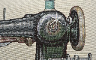 Poszewka dekoracyjna 45x45 cm Maszyna do szycia