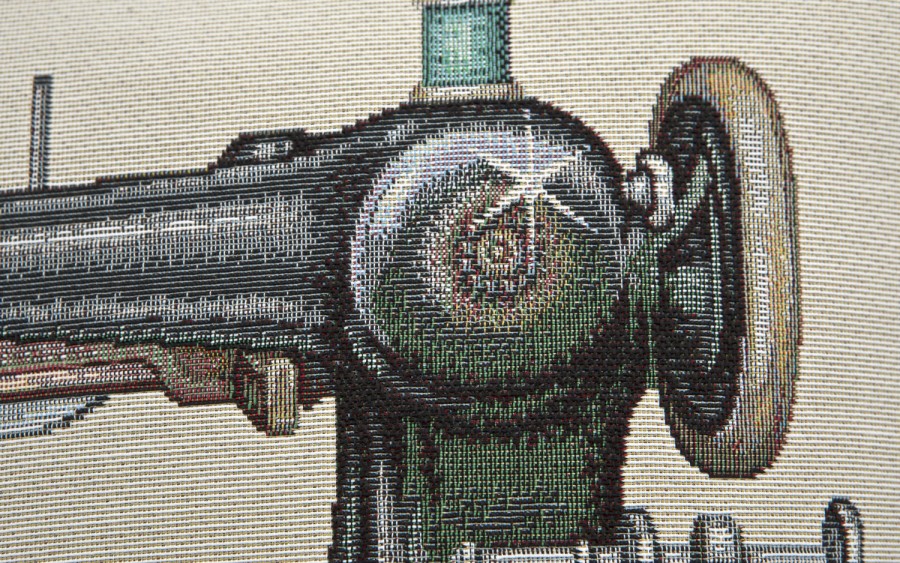 Poszewka dekoracyjna 45x45 cm Maszyna do szycia Gobelinowa Premium