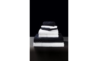 Ręcznik czarny 50x100 cm CRYSTALS 0-2960