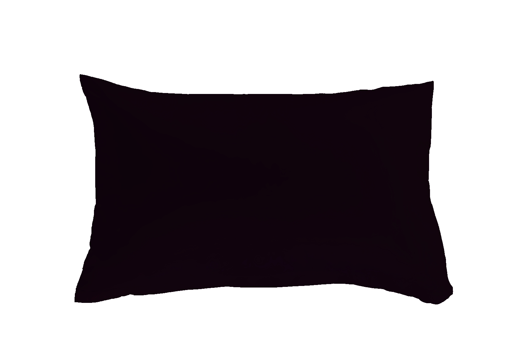 Poszewka na poduszk satyna 50x70 cm Colours czarna