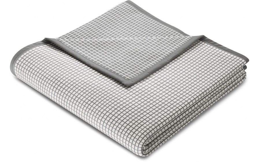Koc Allover Check Graphit 150 x 200 cm Biederlack 741585