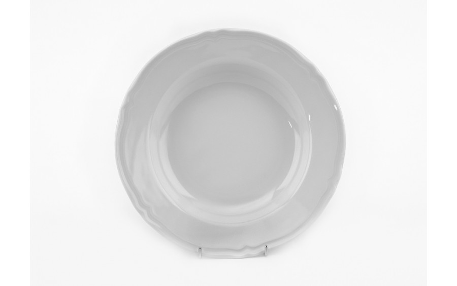 Talerz głęboki 23,5cm Praga/Castel White