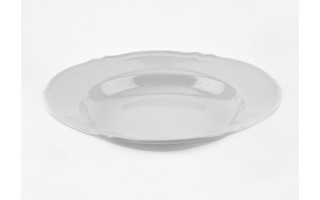 Talerz głęboki 23,5cm Praga/Castel White