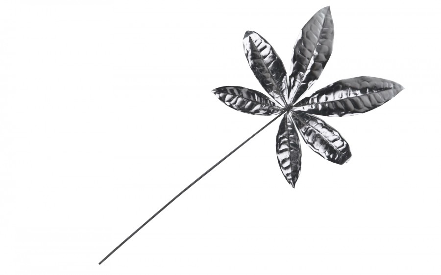 Srebrny liść dekoracyjny