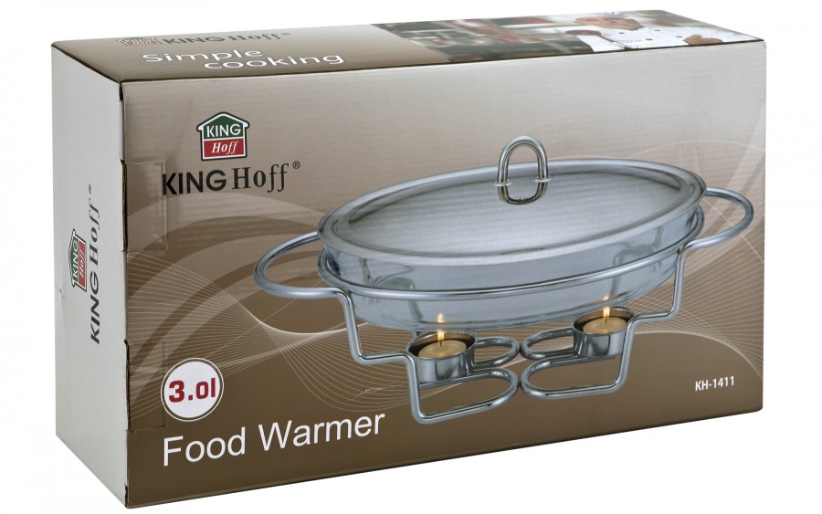 Elegancki podgrzewacz owalny 3L