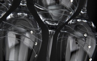 Komplet 6 Kieliszków do białego wina 360 ml Glitz