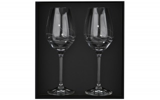 Komplet 2 Kieliszków do białego wina 360 ml Glitz
