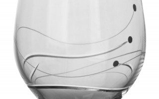 Komplet 2 Kieliszków do białego wina 360 ml Glitz
